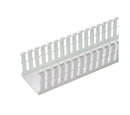F1X1.5WH6 Panduit Narrow Slotted Duct, PVC, 1 X 1.5 X 6' Base Wiring Duct
