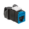 6AUJK-SL6 LEVITON Atlas-X1 UTP Connector, Cat 6A, QuickPort, Blue