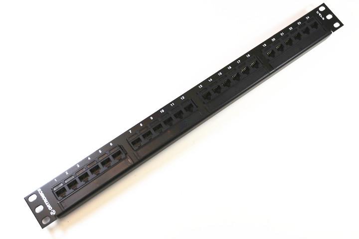Ortronics OR-SP6U24 24 Port CAT6 KeyStone Patch Panel TechChoice Rack Mount