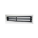 OR-PHAPJU48 Ortronics Patch Panel, Clarity PJ, Angled, 48 Port Modular, Rack Mount